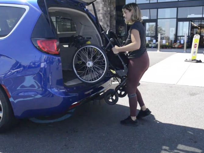 Loading Velochair for Easy Transport