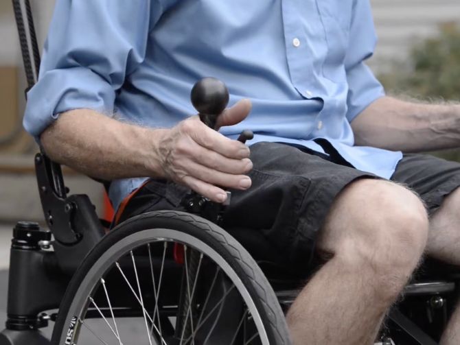 How to Apply the Velochair Brake