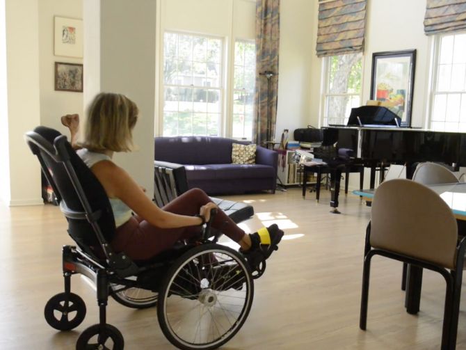 Utilizing the Velochair Indoors